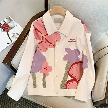 Jaqueta Loose Floral's