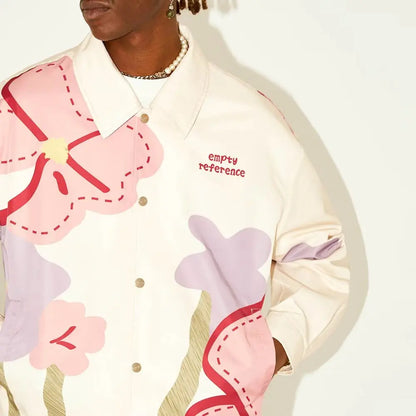 Jaqueta Loose Floral's