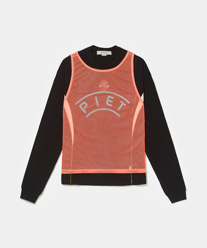 Vest Long Sleeve T-shirt Black