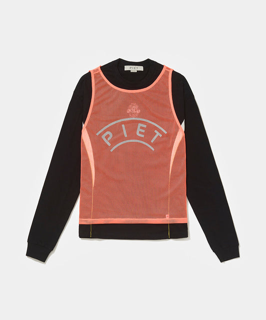 Vest Long Sleeve T-shirt Black