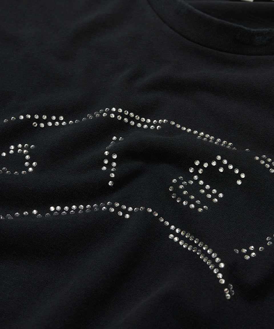 UEFA Distressed T-shirt Vintage Black