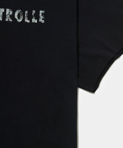 Dopping Kontrolle Raw Edge T-shirt Vintage Black