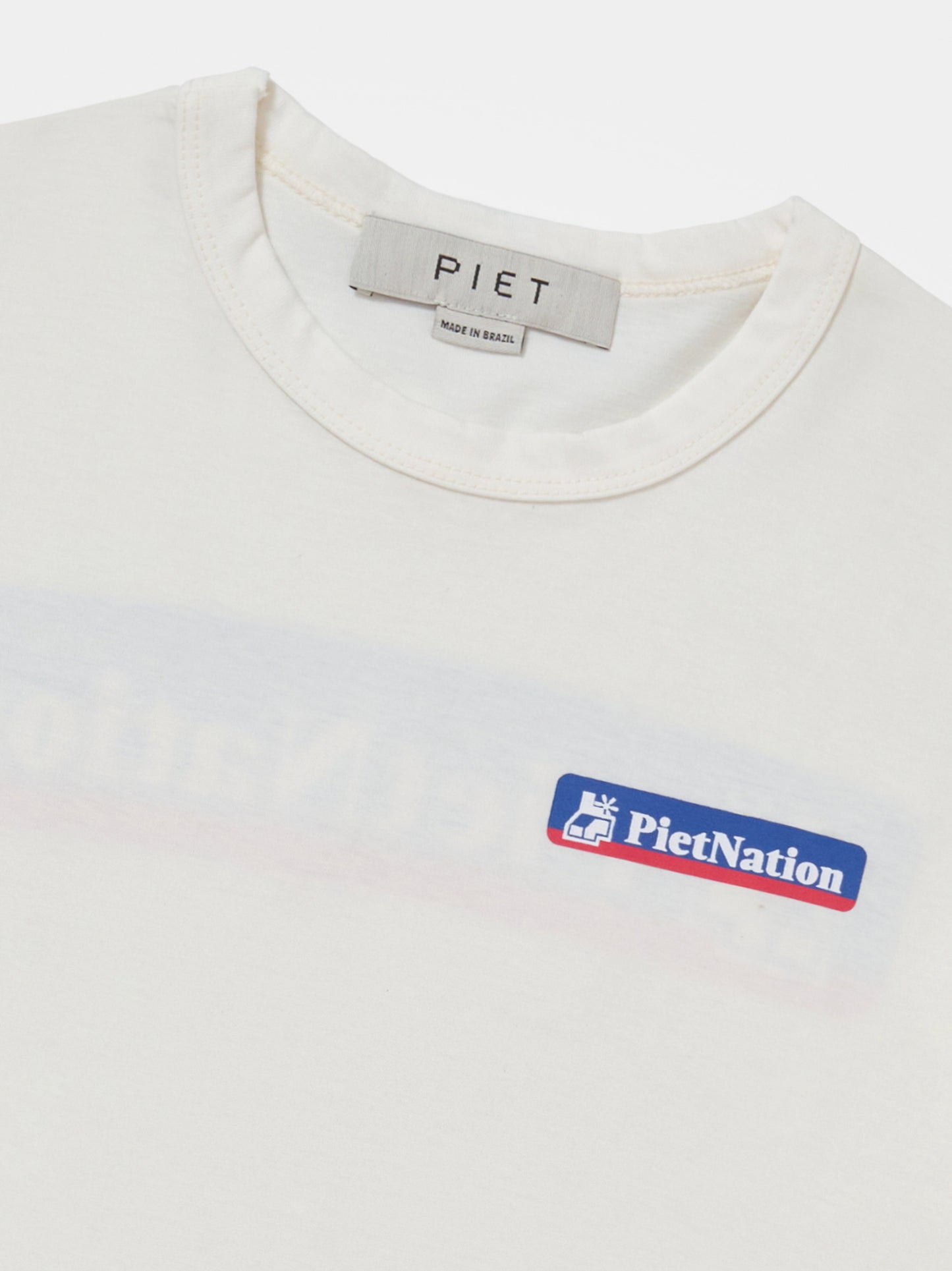 PIET Nation T-shirt Bone White