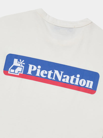 PIET Nation T-shirt Bone White
