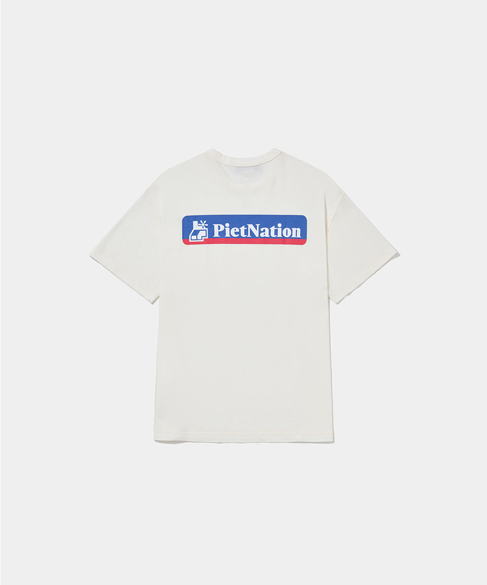 PIET Nation T-shirt Bone White