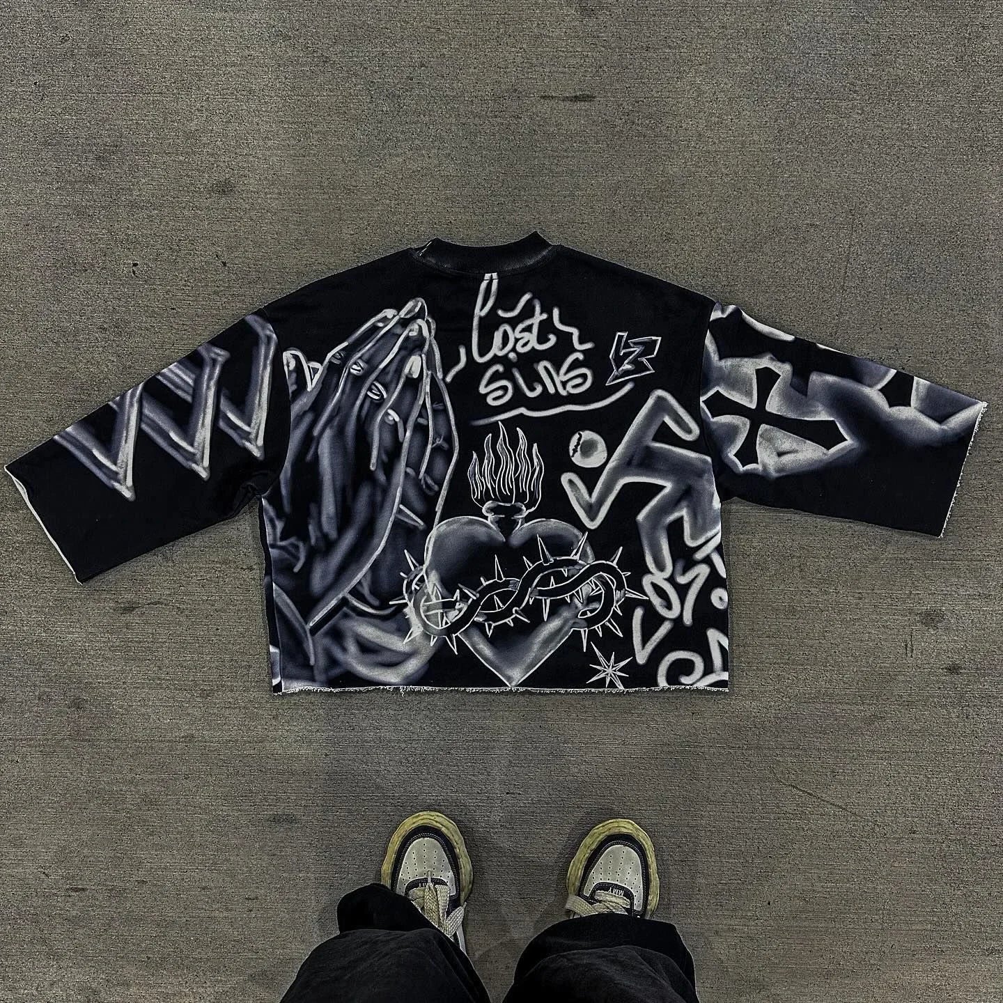 Camiseta Oversized Saint Black