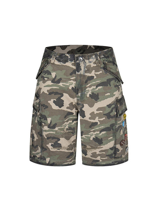 Shorts Camouflage Badge Cargo