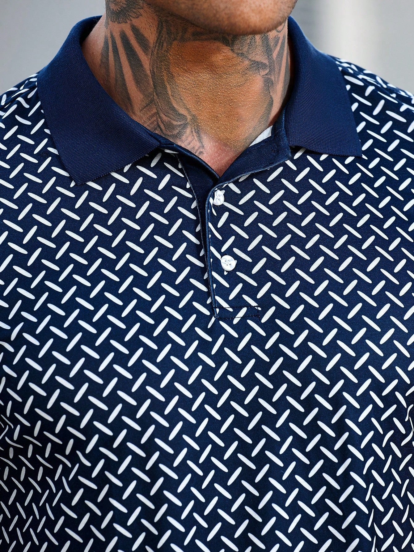 Camisa CasualCool Polo de Manga Curta Detalhada