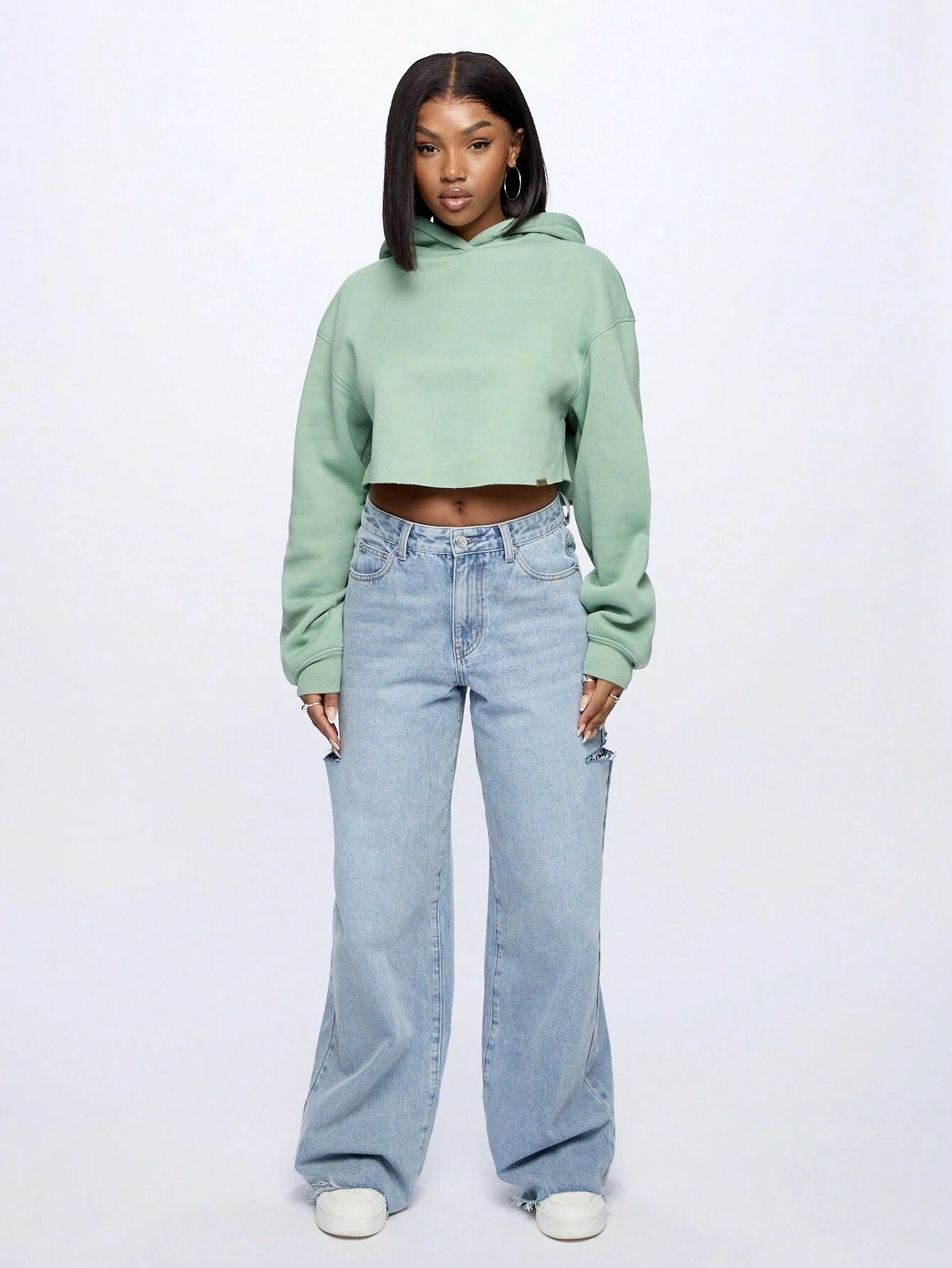 Moletom Oversized Cropped Loungewear