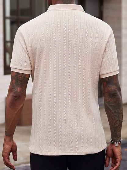 Camisa CasualCool polo casual de manga curta Social