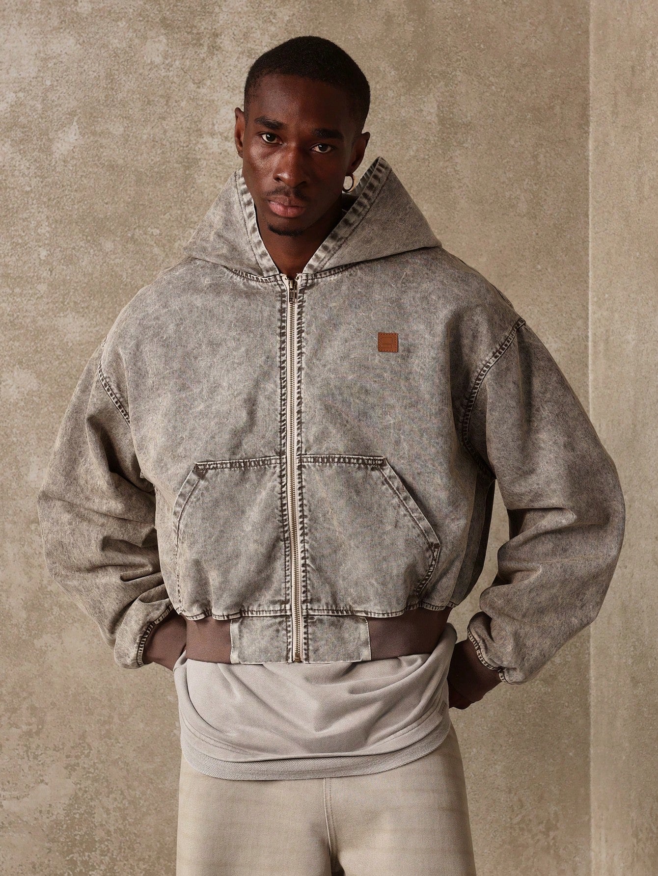 Moletom SMWN Bomber Crop Fit