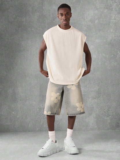 Shorts Denim Florals