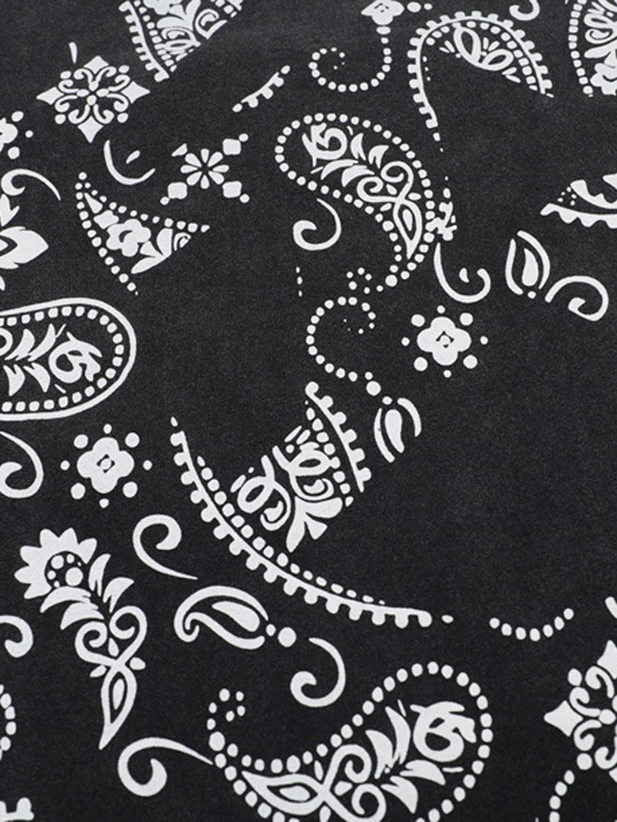 Rock Flame Mountain Cashew Flower Print T-shirt