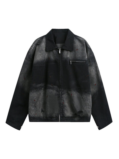 Jaqueta Washed Denim