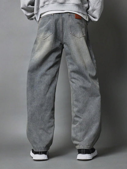 Calça Denim Modelo Skater