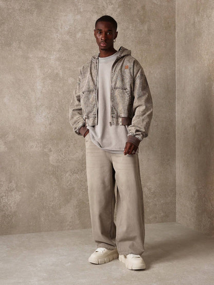 Moletom SMWN Bomber Crop Fit