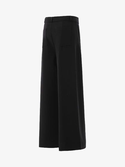 High Street Belt Pleated Flared Scimitar Pants