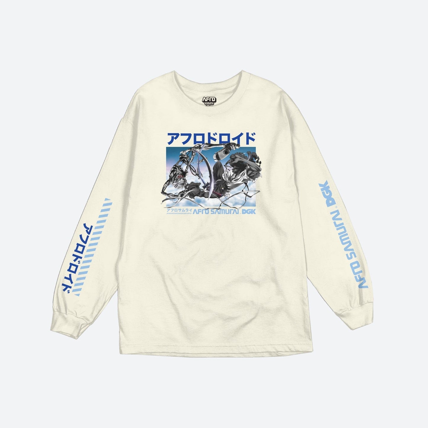 Afro vs. Afro Droid Long Sleeve T-Shirt