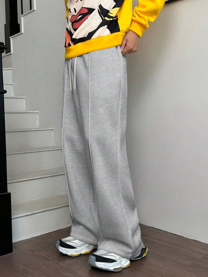 Calça Vintage Oversized Malha Estilo Y2K
