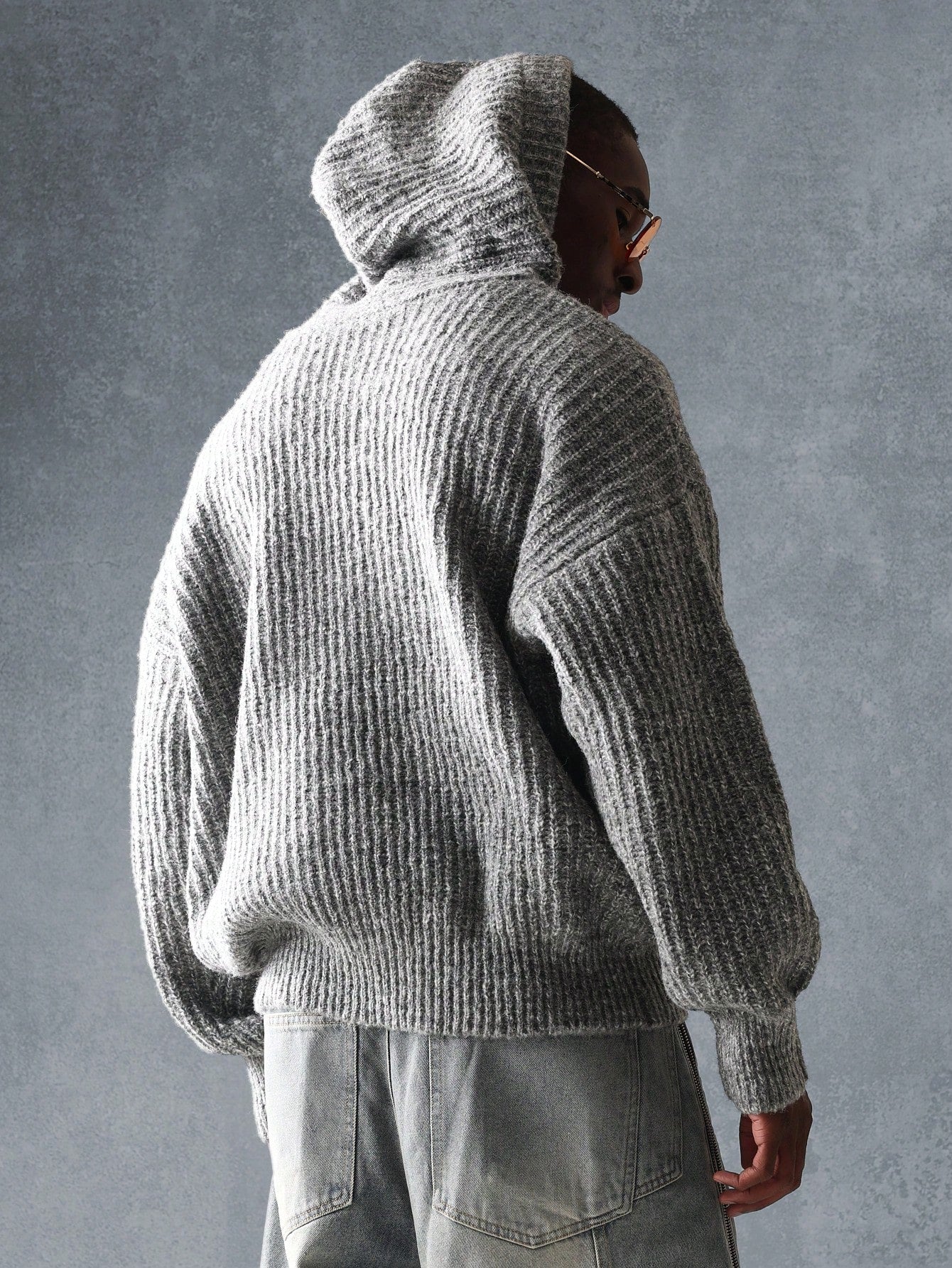 Suéter SMWN Capuz Tricotado Greys