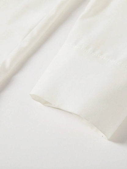 Camisa Homme Longa de Manga Comprida Coreana