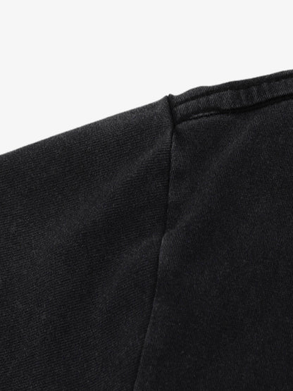 Mask Skull West Coast Hip-Hop Print T-shirt