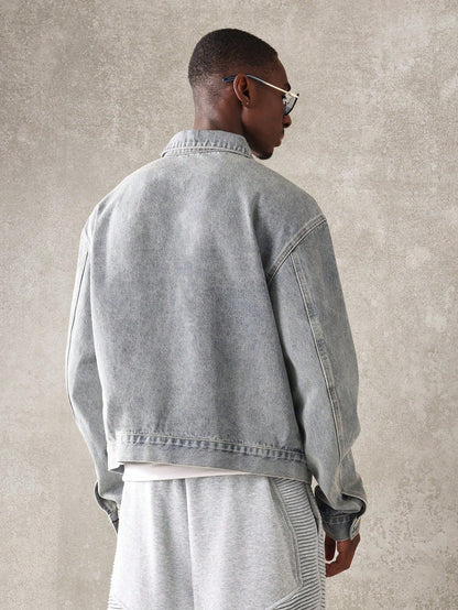 Jaqueta Harrington Denim