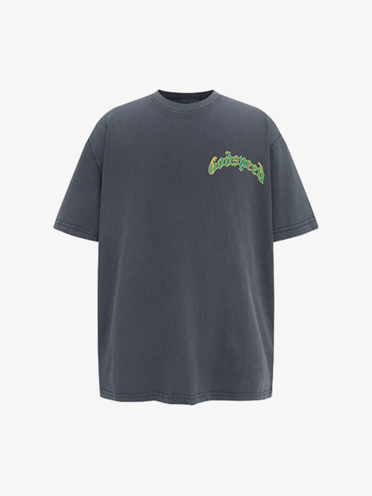 Mask Skull West Coast Hip-Hop Print T-shirt