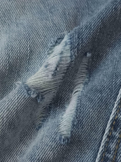 Shorts Ripped Deconstructed Split Barrel