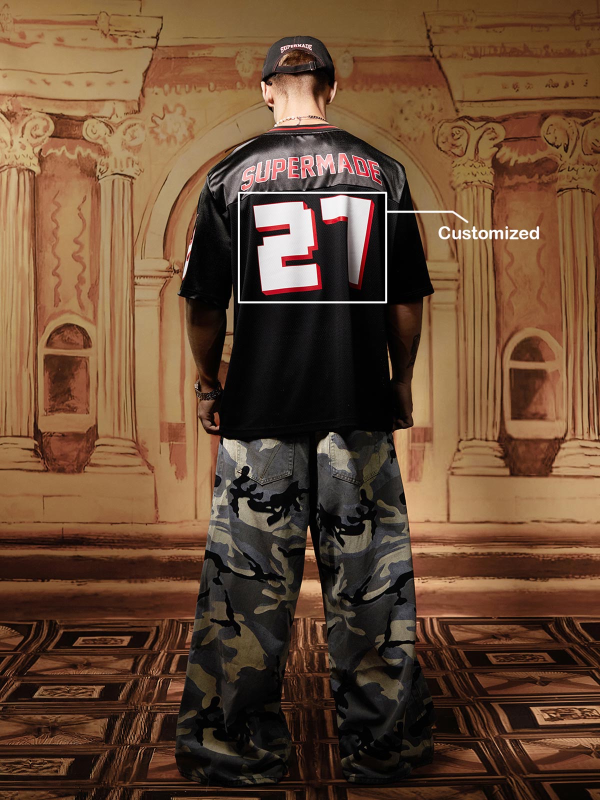 Camiseta Original Flame Football Jersey