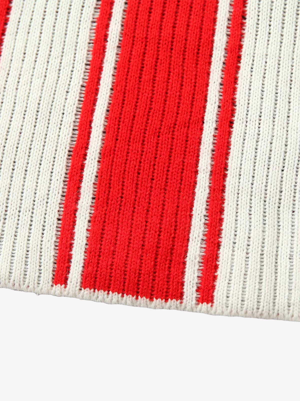 Camiseta Oversized Vintage Striped Baseball sleeved