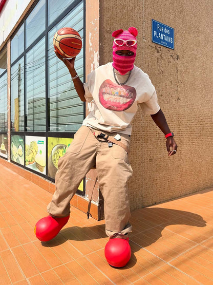 Camiseta Diamond Tooth Pattern