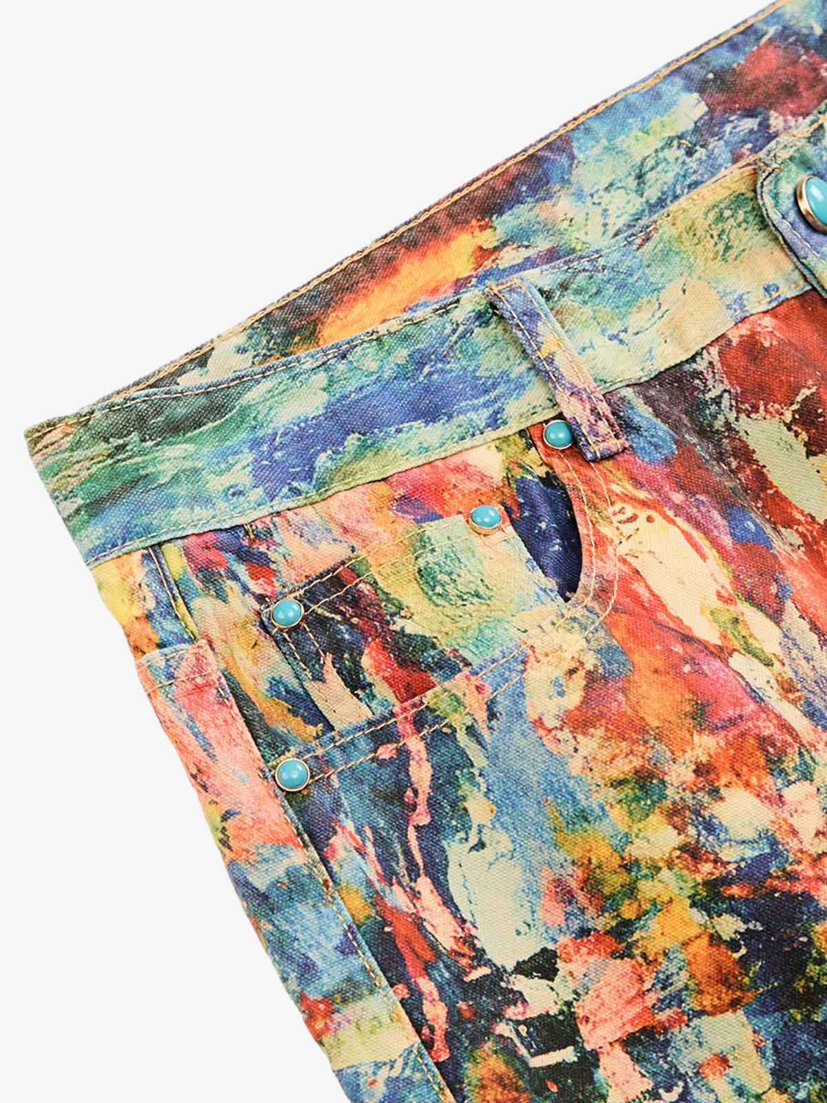 Calça Street Oil Painting