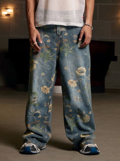 Calça Florals Carpenter Pant