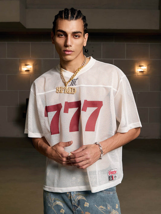 Camiseta Jersey Letter 777