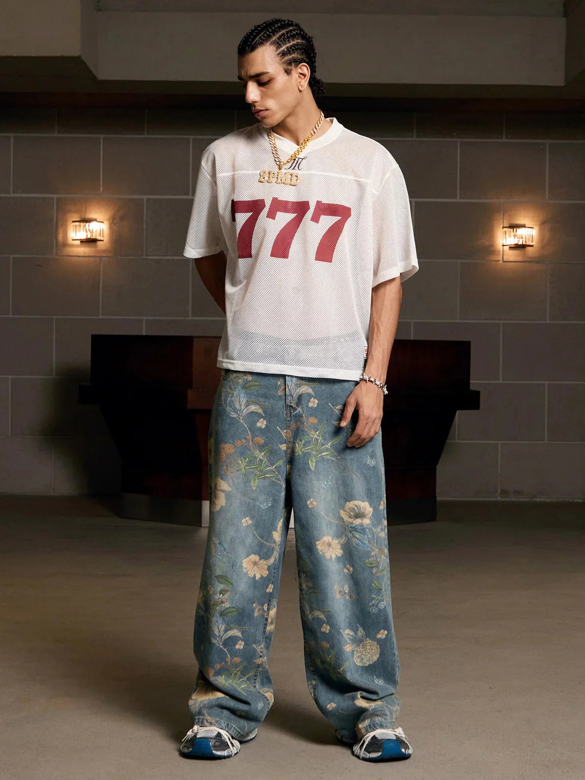 Camiseta Jersey Letter 777