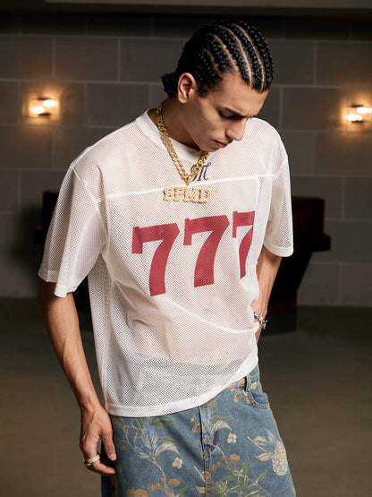 Camiseta Jersey Letter 777