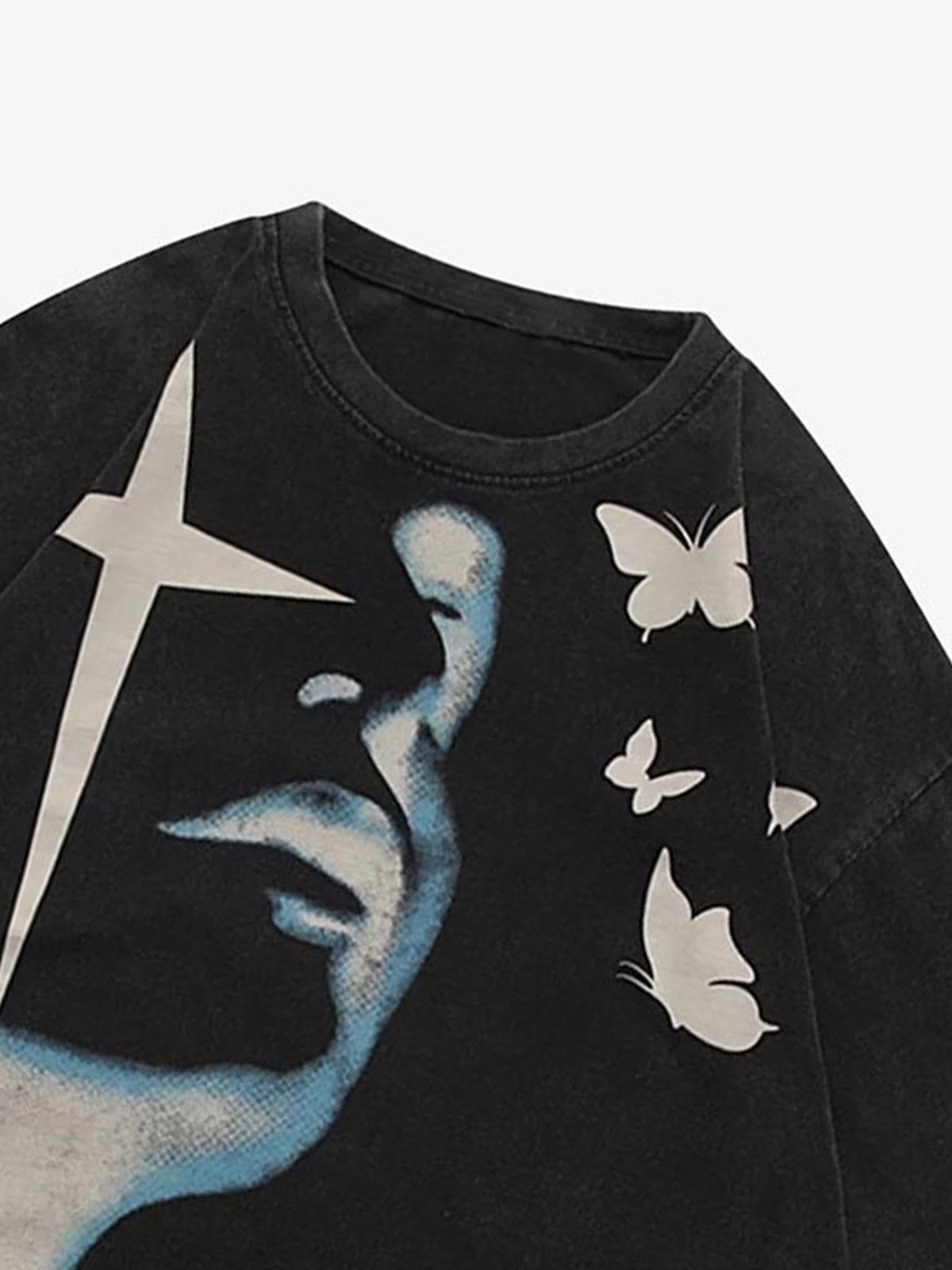 Camiseta Oversized Abstract Portrait