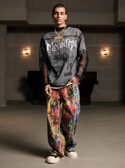 Calça Street Oil Painting