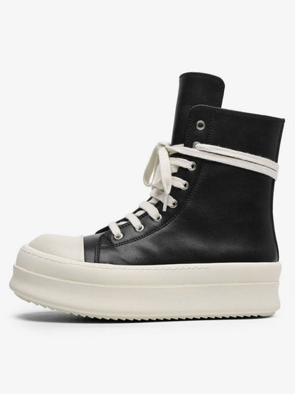 Thesupermade High-top Side Zipper Platform Sneakers - 2273