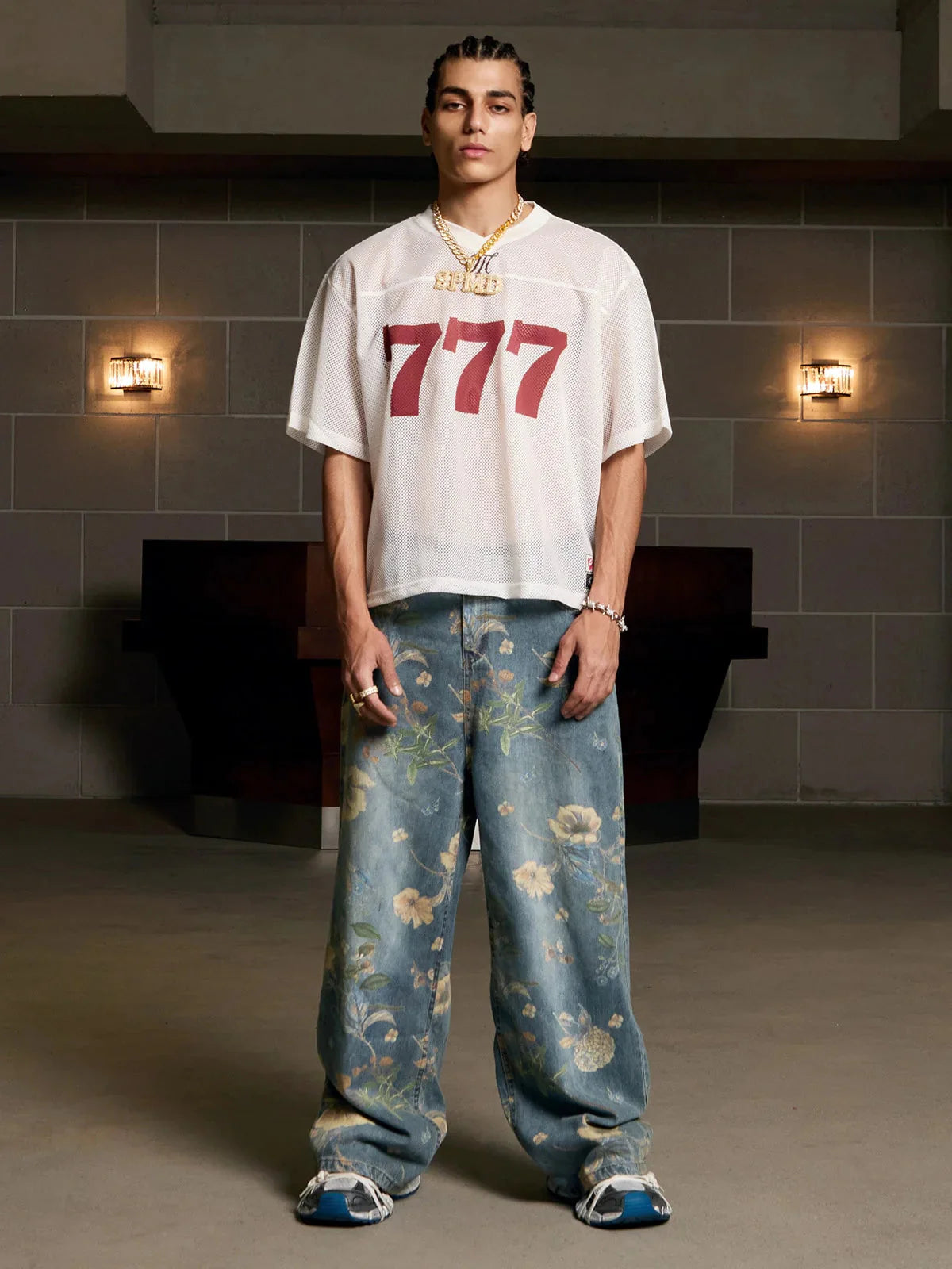 Camiseta Jersey Letter 777