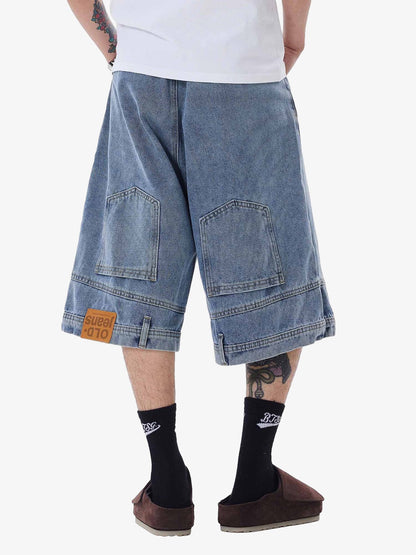 Shorts Retro Reverse Design Washed Jorts