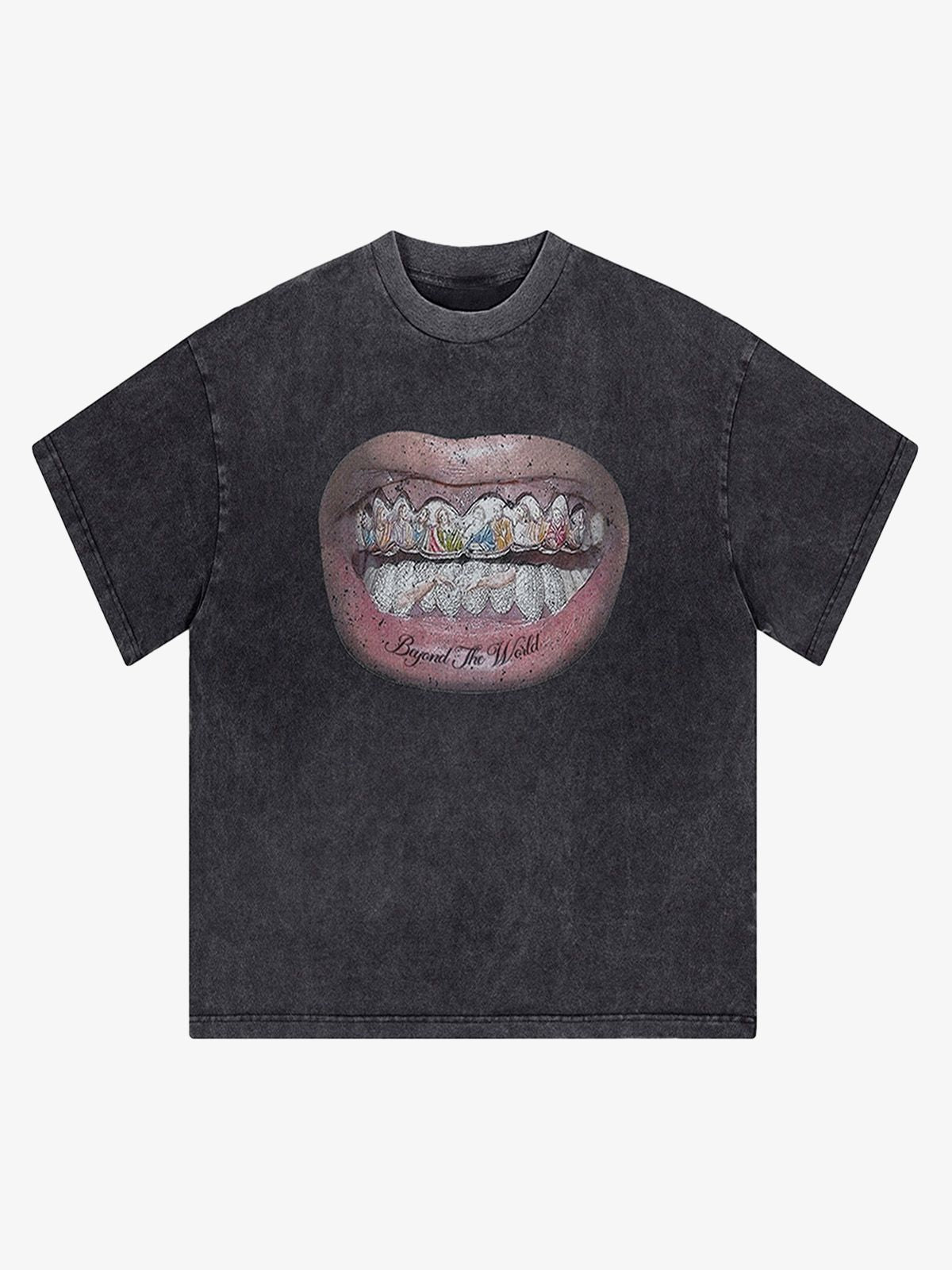 Camiseta Diamond Tooth Pattern