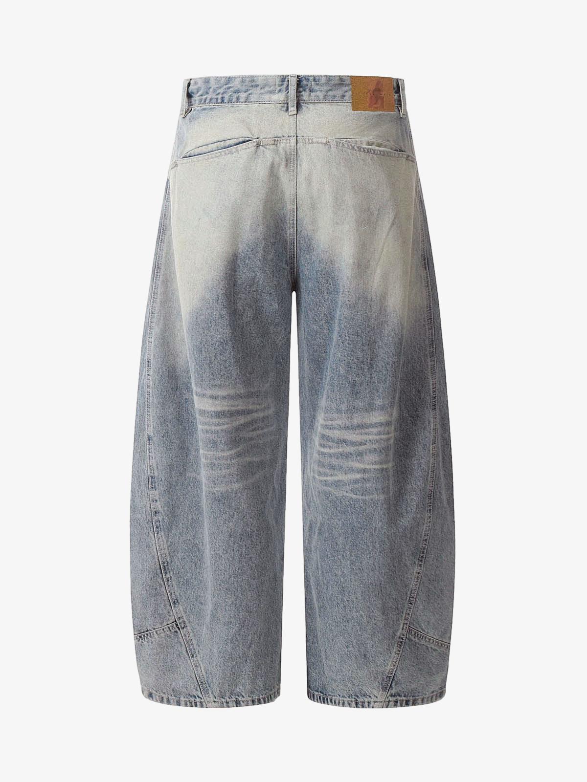 Calça Distressed Baggy Barrel Jeans