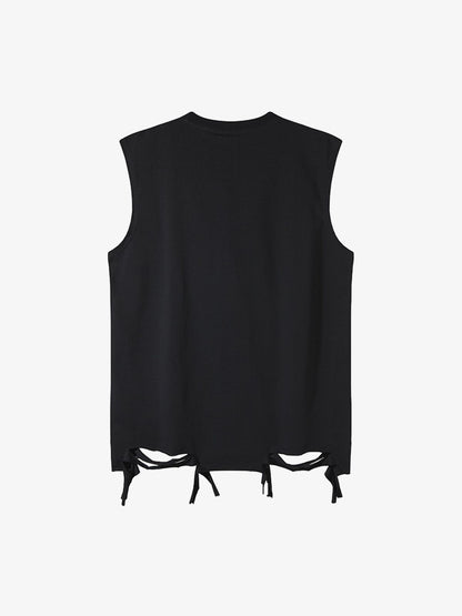 Regata Retro Tattered Print Vest