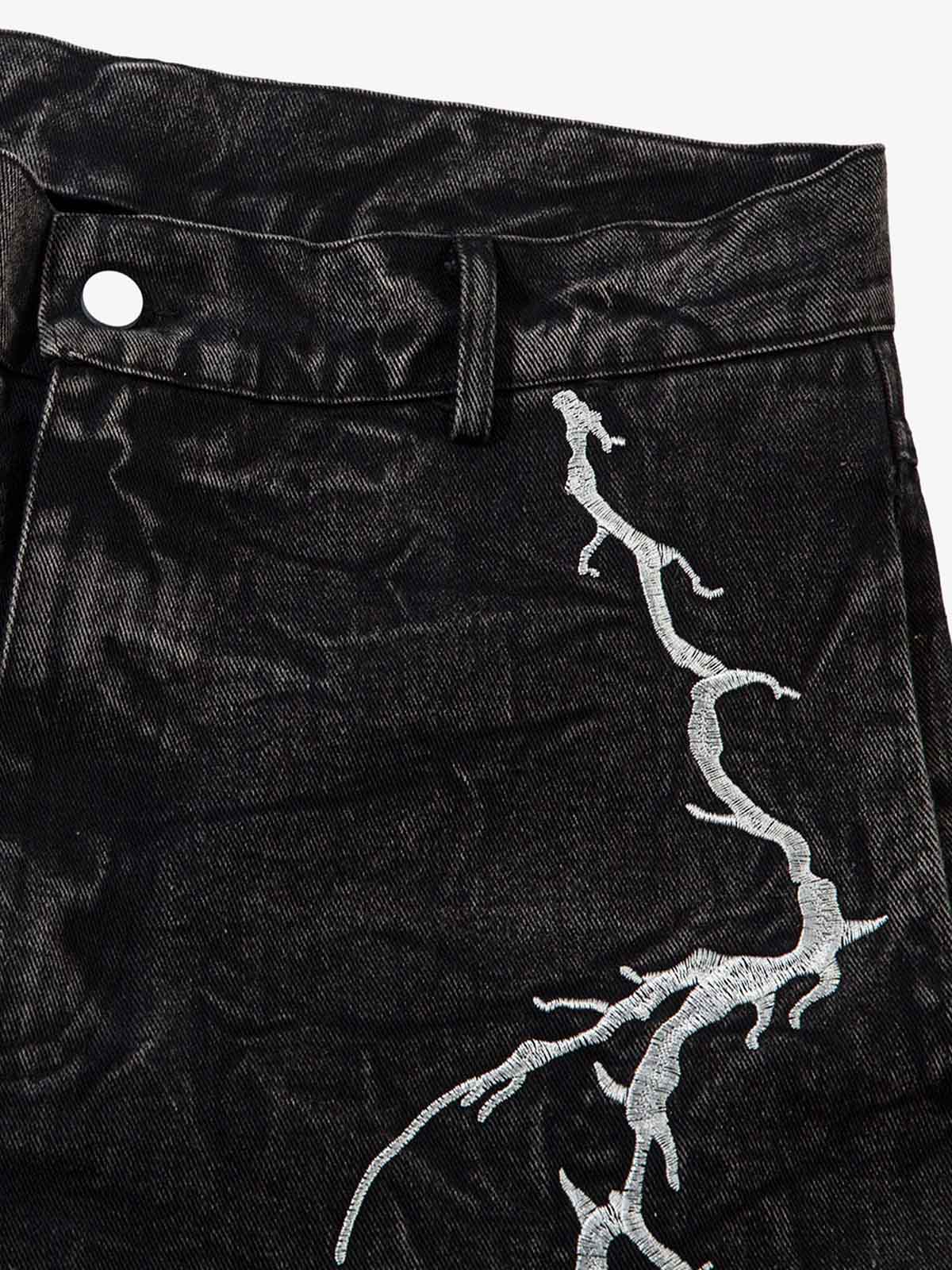 Calça High Street Hip-hop Distressed