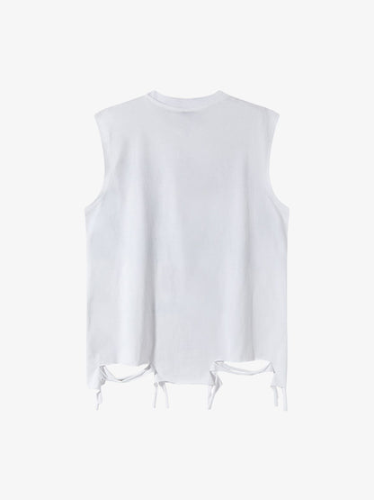 Regata Retro Tattered Print Vest