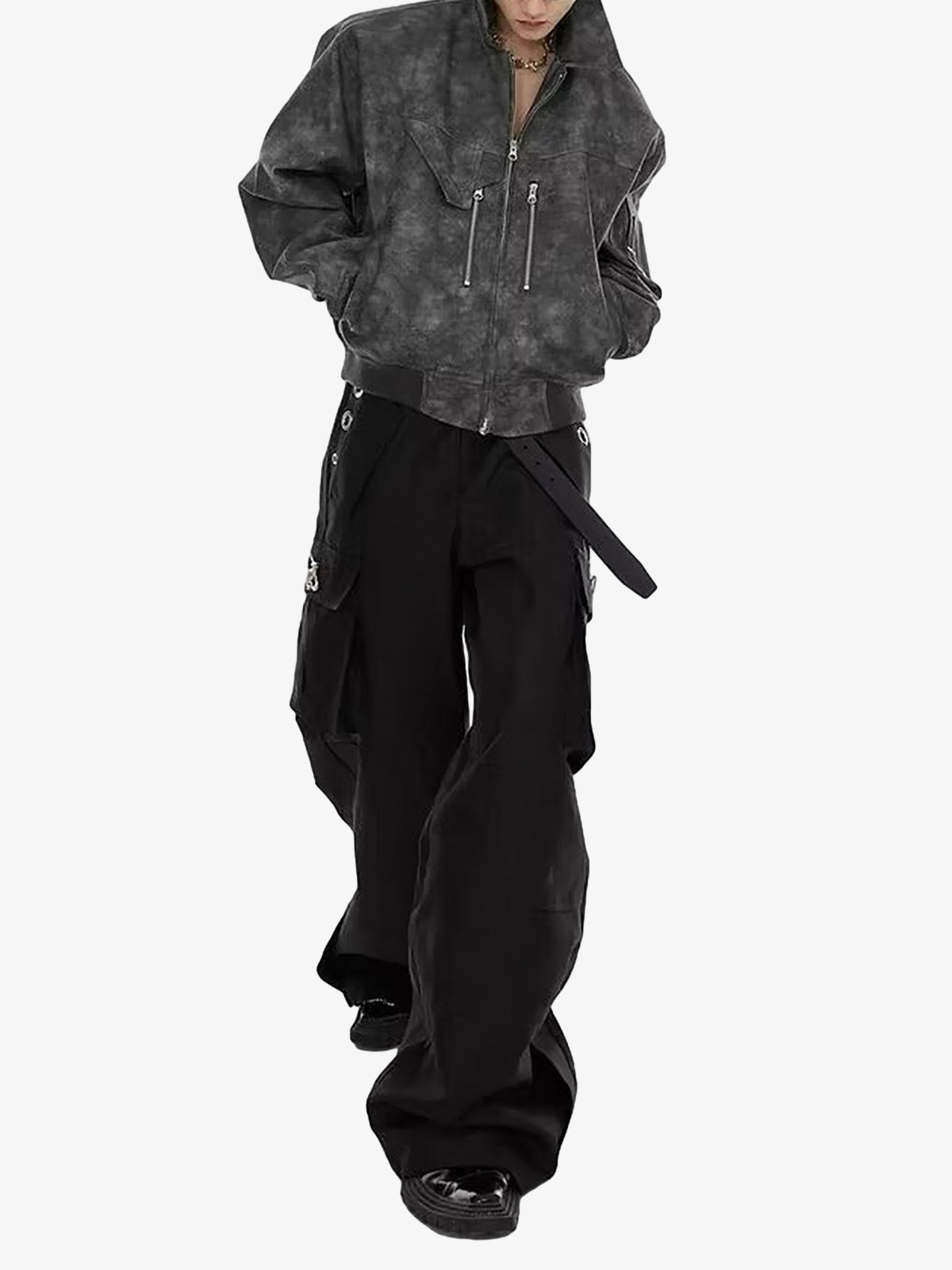 Jaqueta Vintage Motorcycle Suede Street