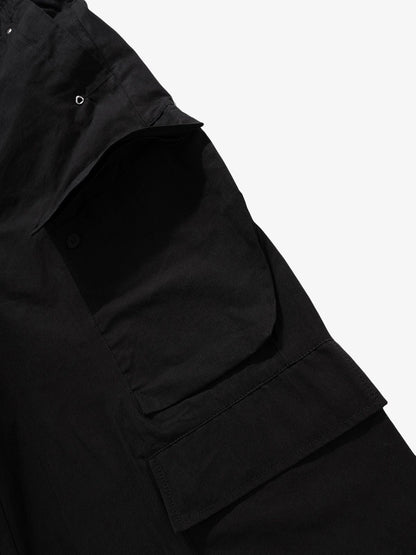 RO Style Multi-Pocket Baggy Flared Pants - 2321