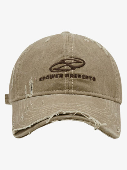 Thesupermade Ripped Denim Baseball Cap - 2028
